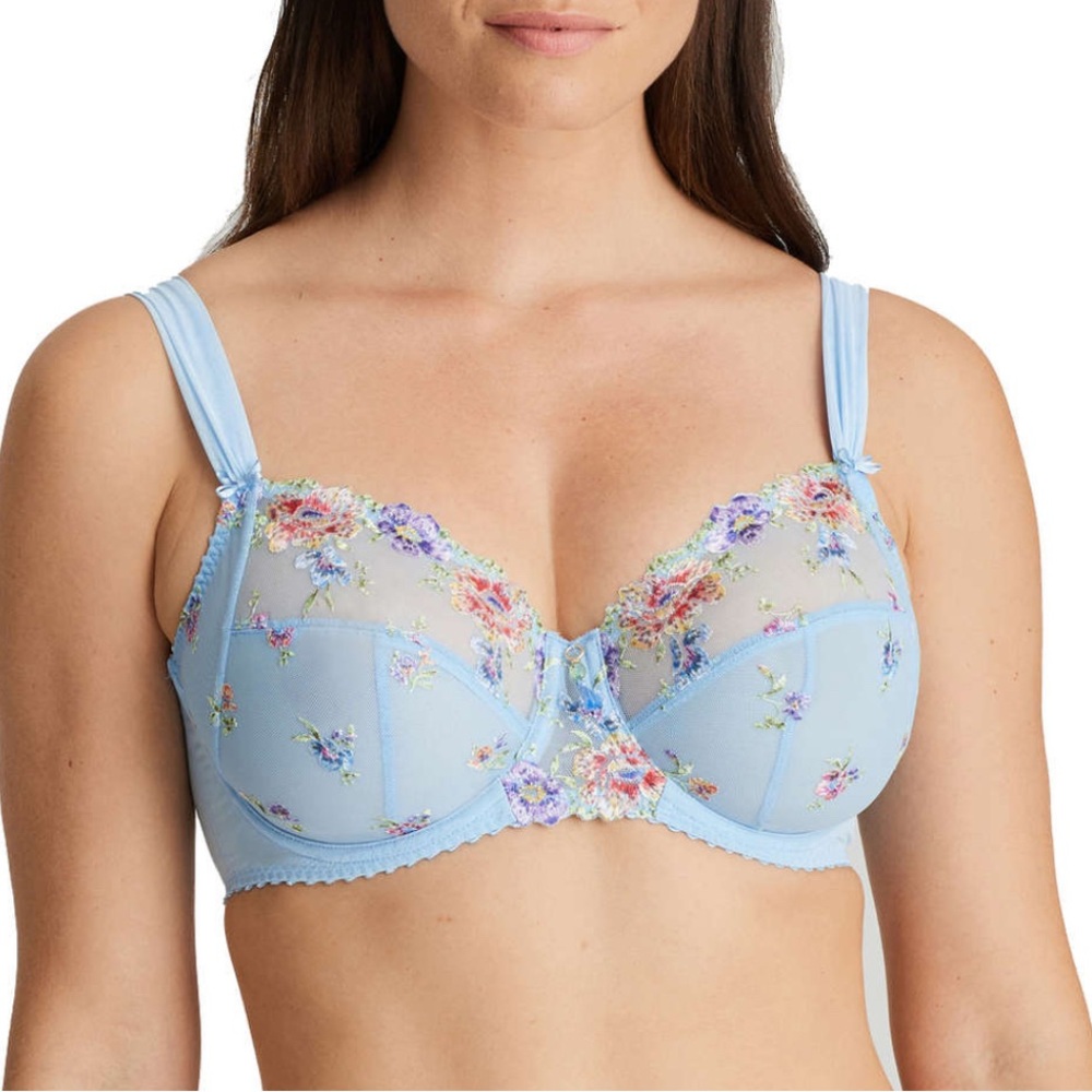 Prima Donna | Albizia Blue Floral Full Cup Bra Sz 36F 016-3171